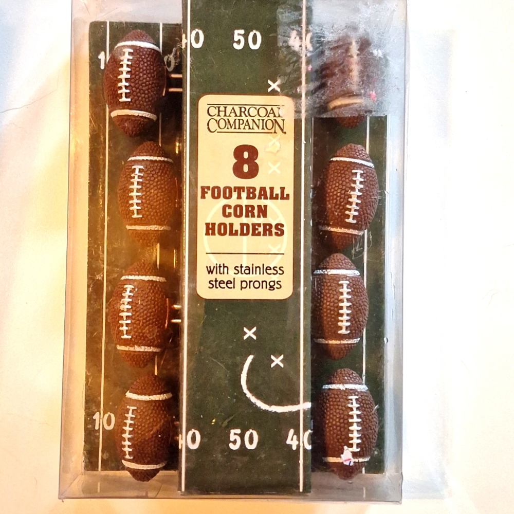 8 football corn holders